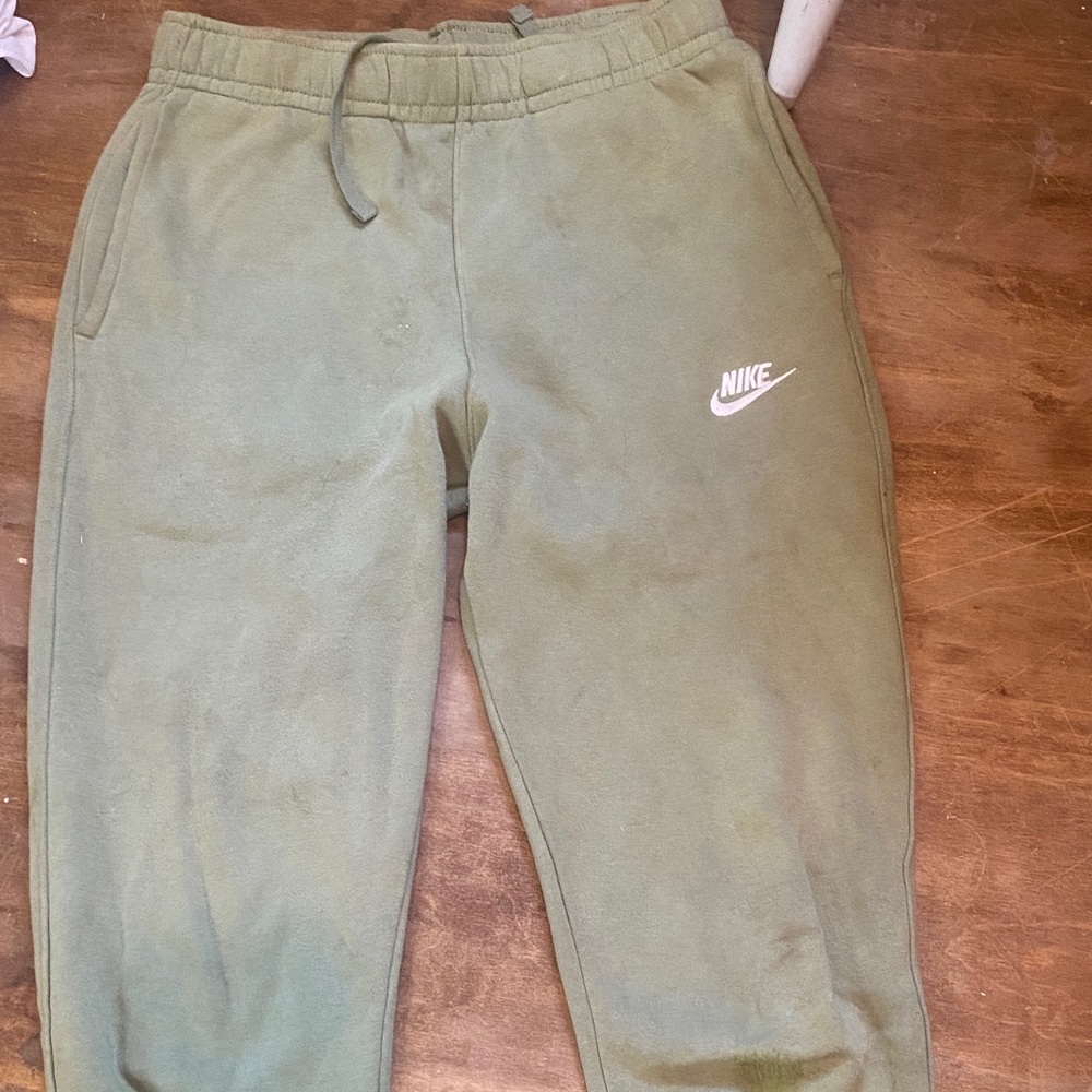 Nike olive green sweats